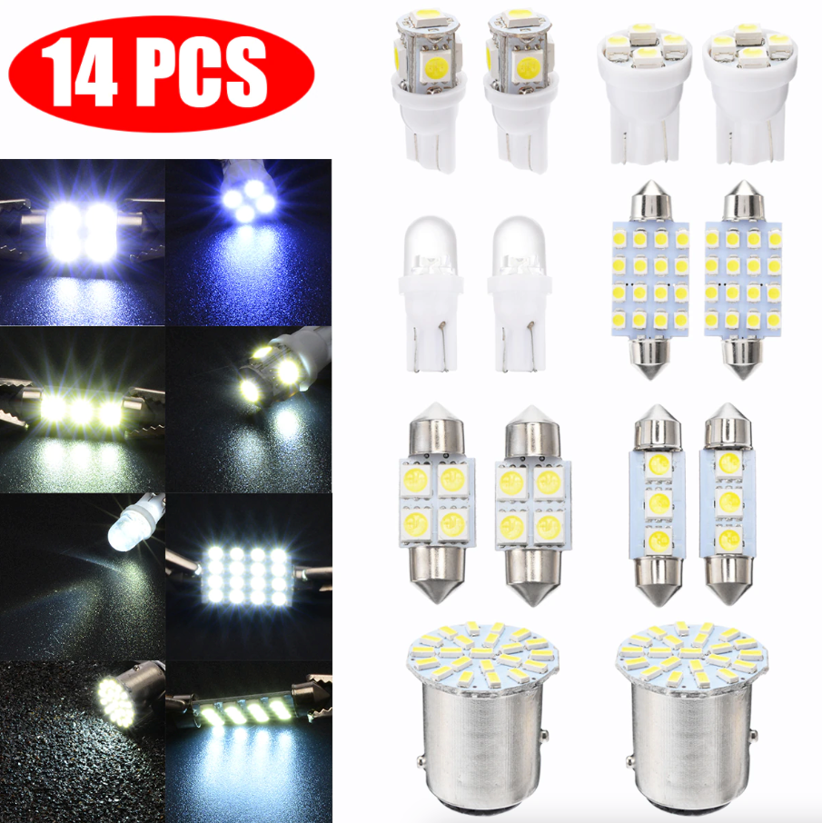 : UltraBright™ LED Interior Full Upgrade Kit (14-Piece)