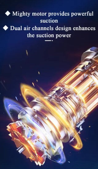 High-Power Cordless Mini Car Vacuum - Portable & Rechargeable